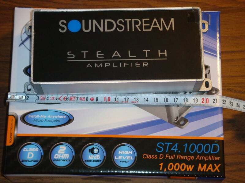 Nuotrauka 18 - Soundstream ST4.1000DB Bluetooth Garso stiprintuvas