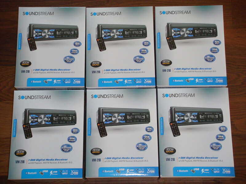 Soundstream VM-21B Bluetooth,USB CD/MP3 player