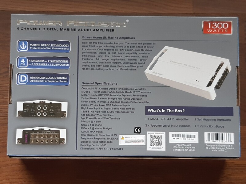 Photo 12 - Power Acoustik RZ4-2000DSPB  Audio Amplifier