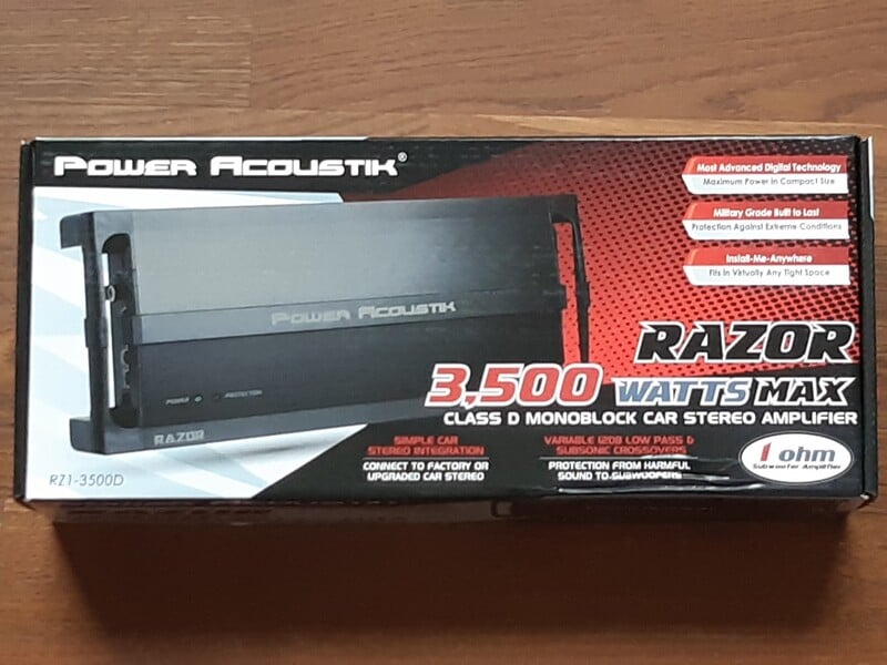 Nuotrauka 15 - Power Acoustik RZ5-2500DSPB Garso stiprintuvas