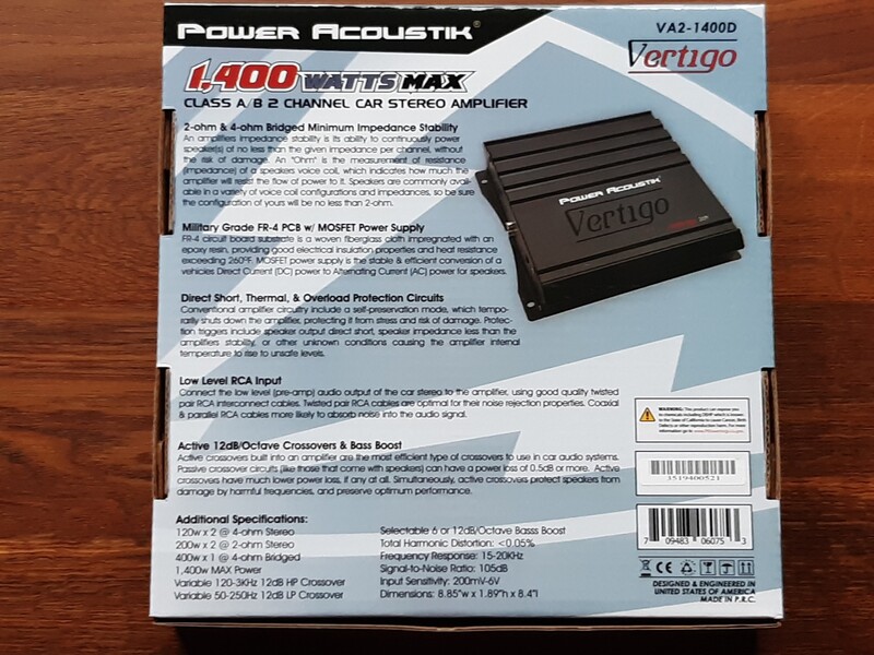 Photo 13 - Power Acoustik VA1-8000D Audio Amplifier