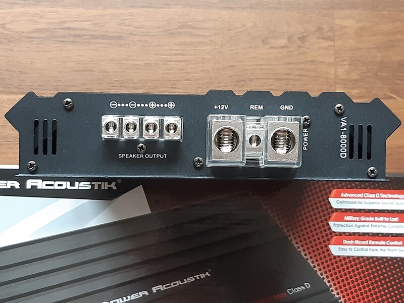 Photo 1 - Power Acoustik VA1-8000D Audio Amplifier
