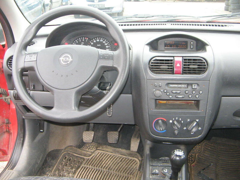 Nuotrauka 9 - Opel Corsa 2002 m dalys
