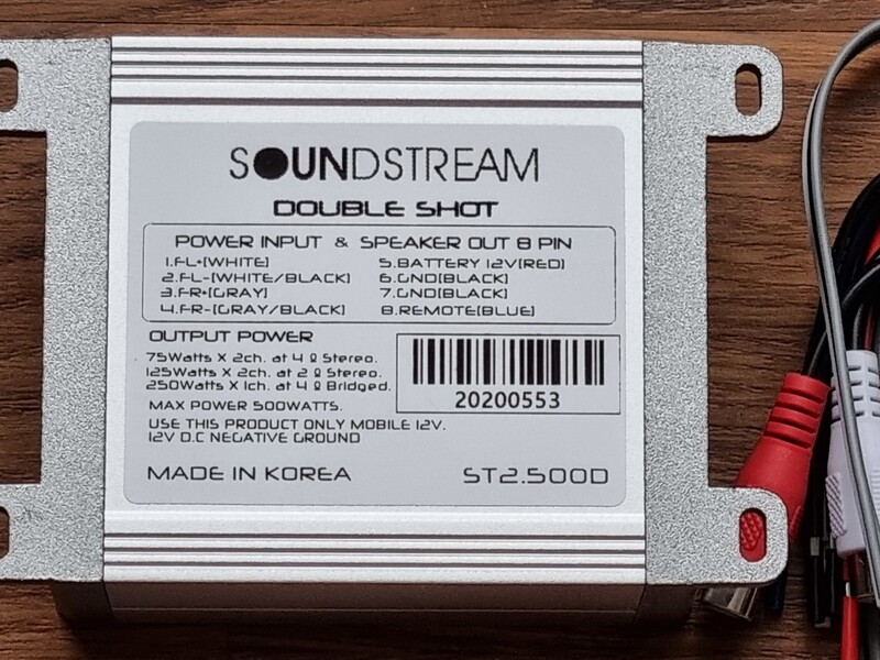 Nuotrauka 2 - Soundstream ST2.500D Garso stiprintuvas