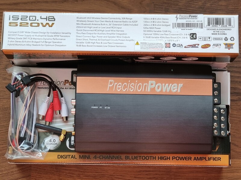 Photo 2 - Precision Power i520.4B su Bluetooth Audio Amplifier