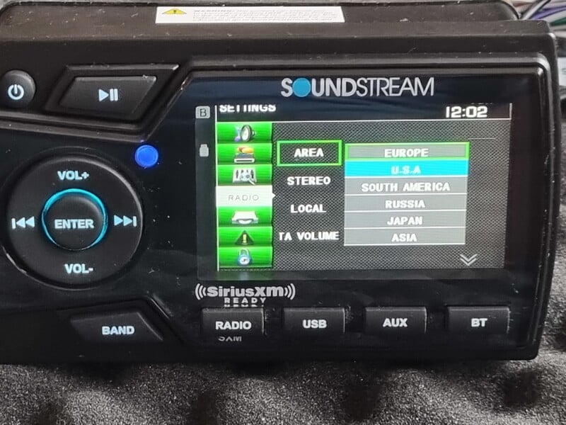 Photo 10 - Soundstream MHU-32SXM laivams Multimedia