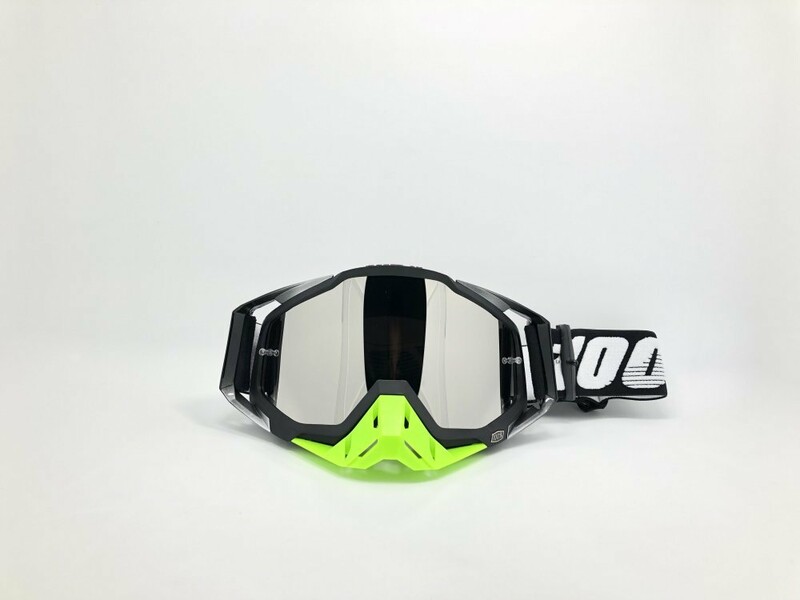 Akiniai 100% RACE BLACK / GREEN