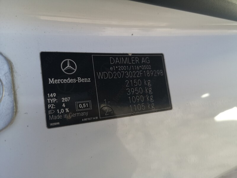 Nuotrauka 7 - Mercedes-Benz E Klasė 2012 m dalys