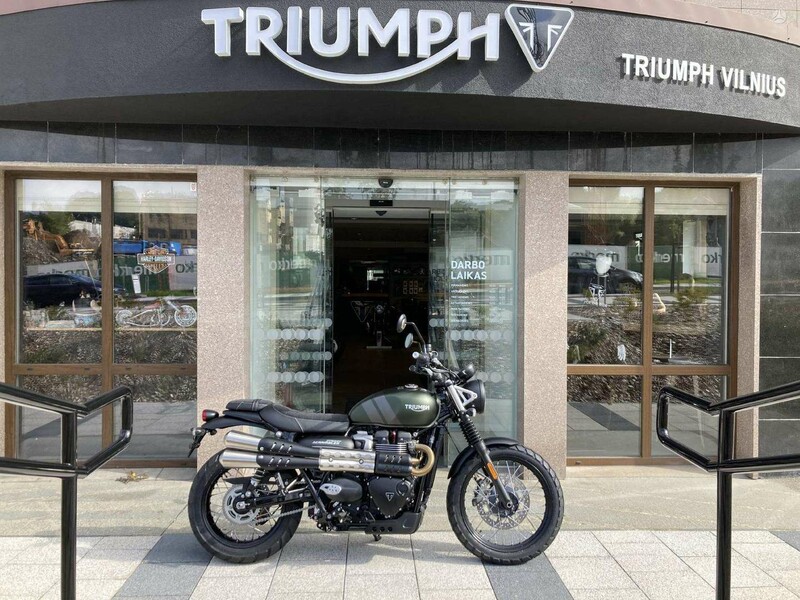 Nuotrauka 1 - Triumph Scrambler 2024 m Klasikinis / Streetbike motociklas