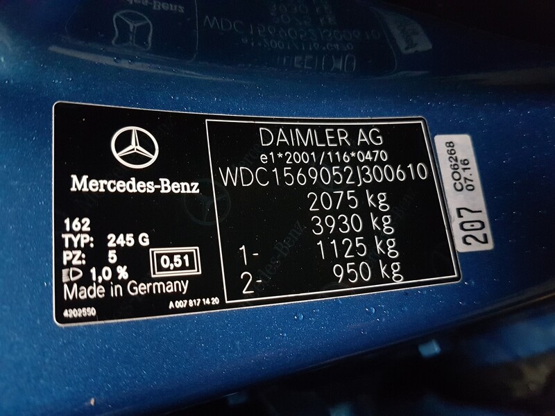 Nuotrauka 4 - Mercedes-Benz Gla 200 2016 m dalys