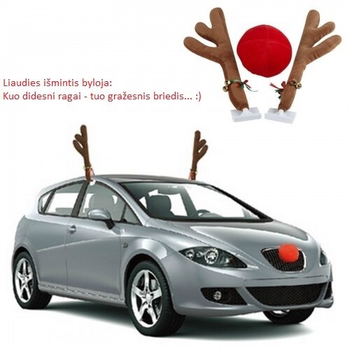 Фотография 1 - Styling детали кузова kalėdinė dekoracija aytomobiliui "rudolf"
