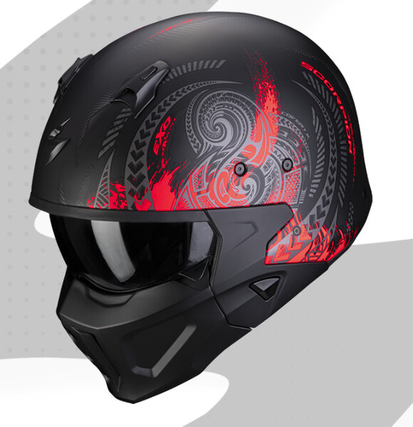 Nuotrauka 9 - Šalmas Scorpion COVERT - X moto