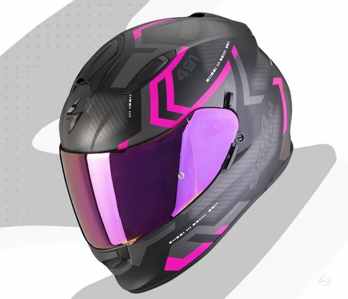 Фотография 1 - Шлемы Scorpion EXO - 491 spin pink