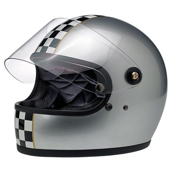 Photo 3 - Helmets Biltwell Gringo S Checker Silver