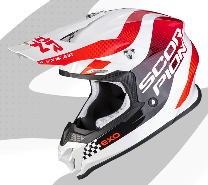 Photo 7 - Helmets SCORPION VX-16 EVO + VIDEO moto