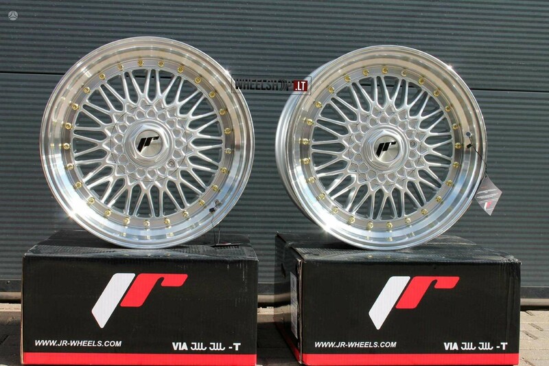 Photo 3 - Japan Racing JR9 Silver + Gold Rivets light alloy R19 rims