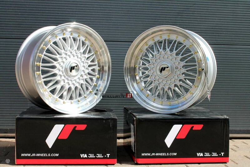 Photo 5 - Japan Racing JR9 Silver + Gold Rivets light alloy R19 rims