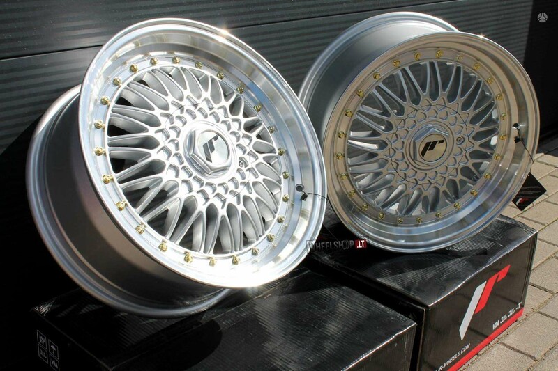 Photo 6 - Japan Racing JR9 Silver + Gold Rivets light alloy R19 rims