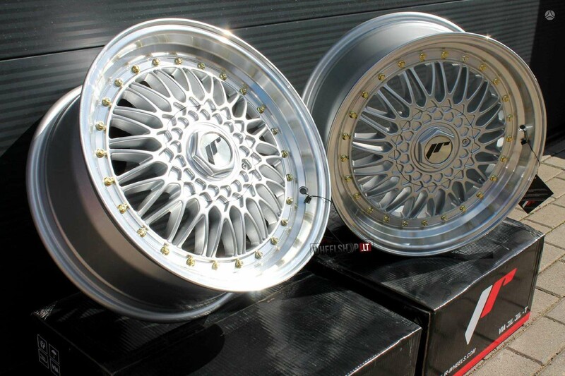 Photo 6 - JR9 Silver + Gold Rivets rims