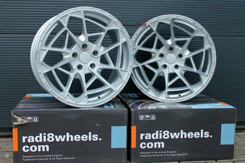 R8HS9 Silver Machined rims