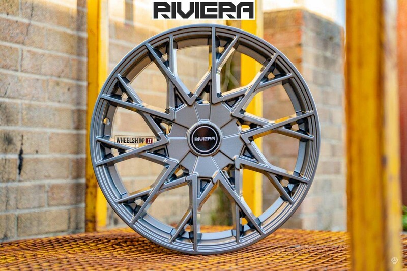 RIVIERA RV197 Dark Grey 850kg/vnt lengvojo lydinio R18 ratlankiai