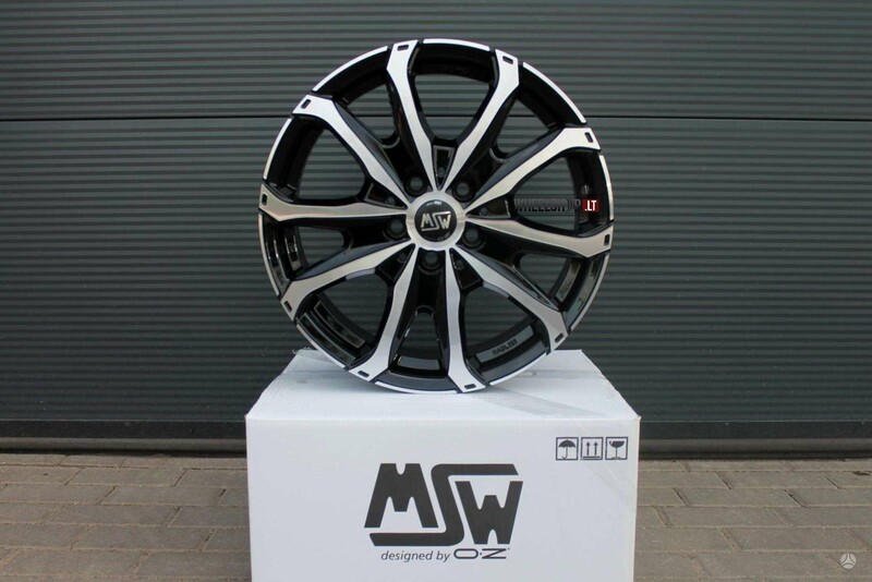 Photo 2 - MSW 48 VAN Black Polished light alloy R16 rims