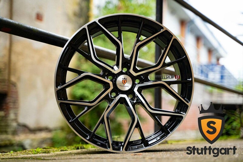 STUTTGART SF12 Black Polished FlowFomed lengvojo lydinio R19 ratlankiai