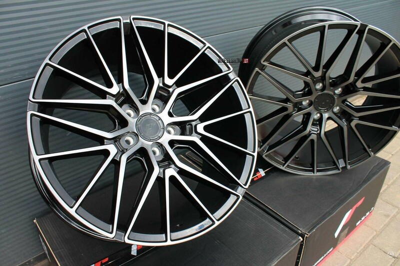 Photo 6 - Japan Racing JR38 Black Polished light alloy R19 rims