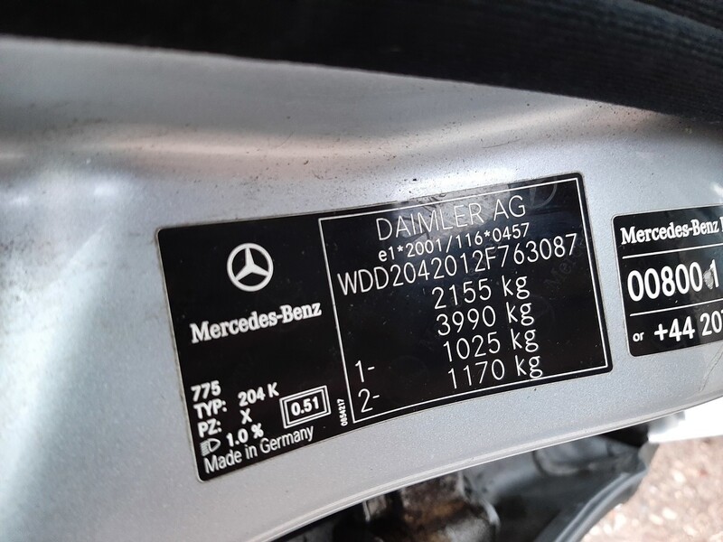 Фотография 11 - Mercedes-Benz C 200 W204 2012 г запчясти