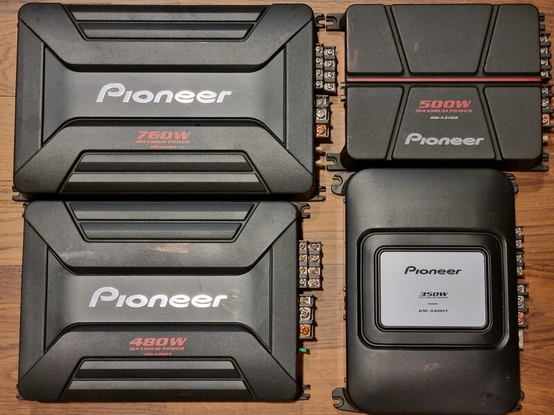 Pioneer gm-x372 Garso stiprintuvas
