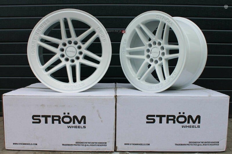 Photo 4 - STROM DS-25 Gloss White light alloy R18 rims