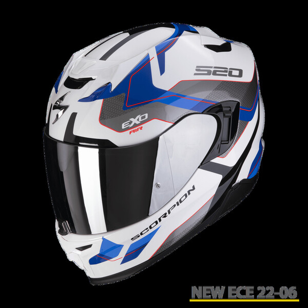 Photo 15 - Helmets Scorpion EXO-520 EVO white moto