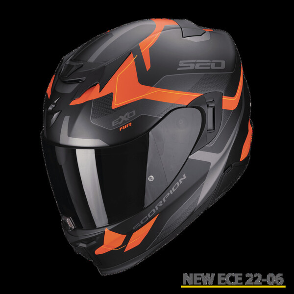 Photo 16 - Helmets Scorpion EXO-520 EVO white moto