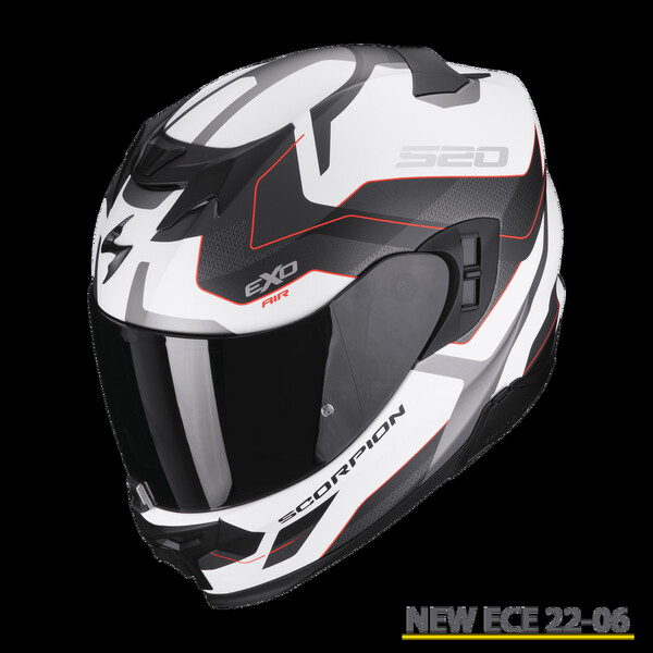 Photo 17 - Helmets Scorpion EXO-520 EVO white moto