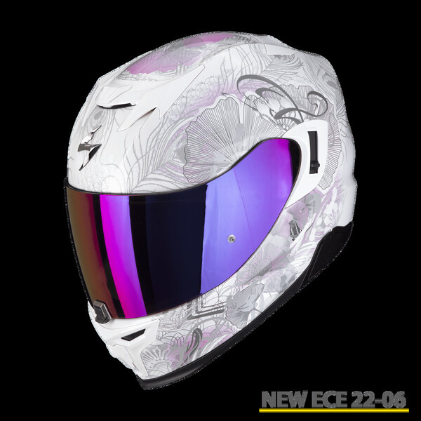 Photo 21 - Helmets Scorpion EXO-520 EVO white moto