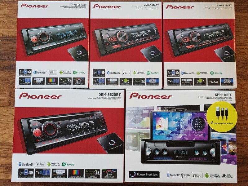 Pioneer mvh-s520bt CD/MP3 grotuvas