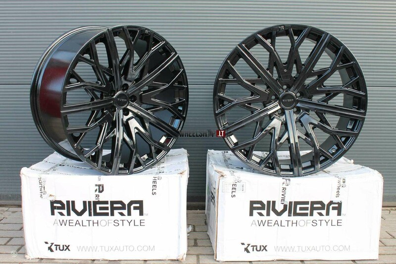 Nuotrauka 4 - RIVIERA RV131 Gloss Black lengvojo lydinio R23 ratlankiai