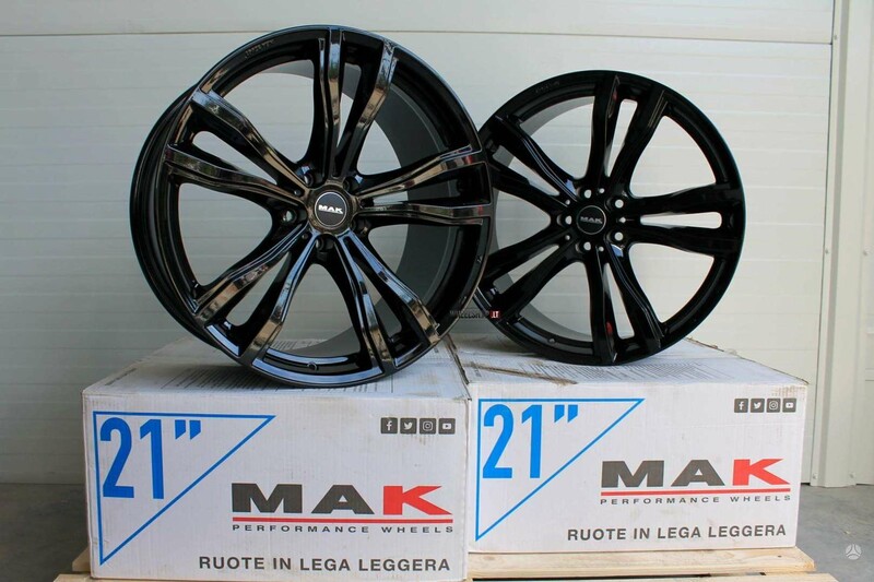 Nuotrauka 2 - MAK X-Mode Gloss Black lengvojo lydinio R21 ratlankiai