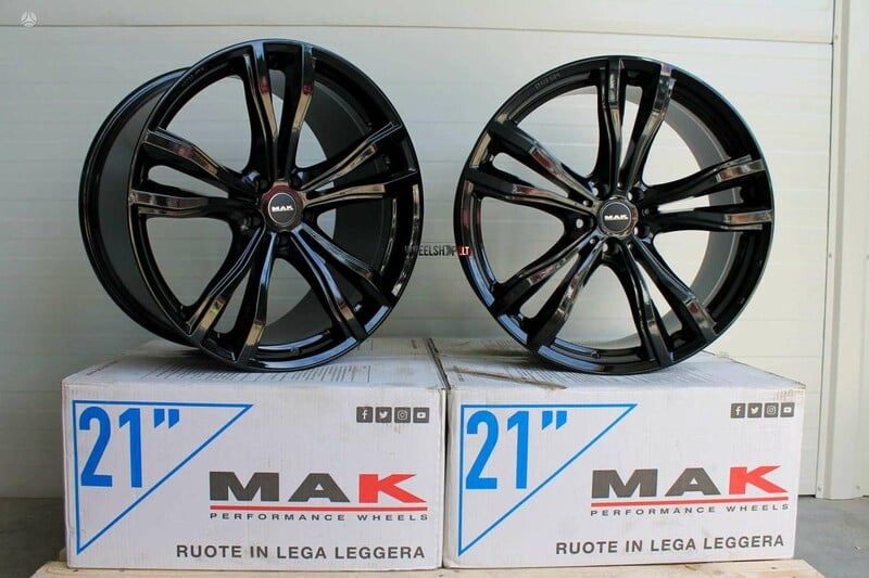 Nuotrauka 4 - MAK X-Mode Gloss Black lengvojo lydinio R21 ratlankiai