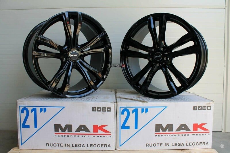 Nuotrauka 5 - MAK X-Mode Gloss Black lengvojo lydinio R21 ratlankiai