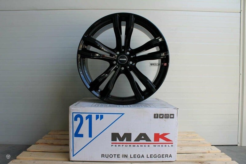 Nuotrauka 6 - MAK X-Mode Gloss Black lengvojo lydinio R21 ratlankiai