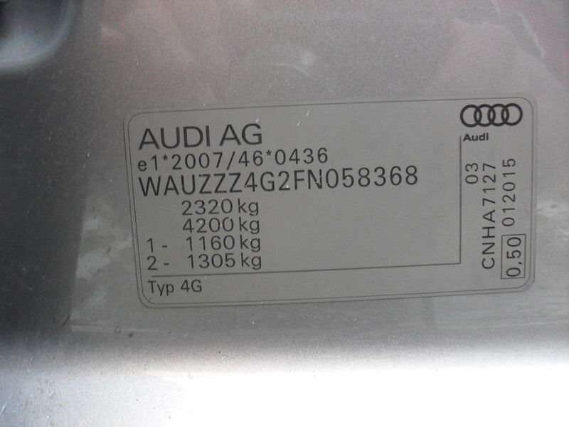 Nuotrauka 25 - Audi A6 2015 m Universalas