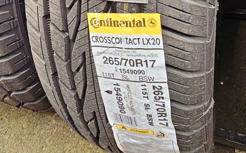 Photo 2 - Continental ContiCrossContact LX R17 summer tyres passanger car
