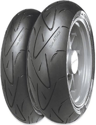 Photo 1 - Continental ContiSportAttack R17 summer tyres motorcycles