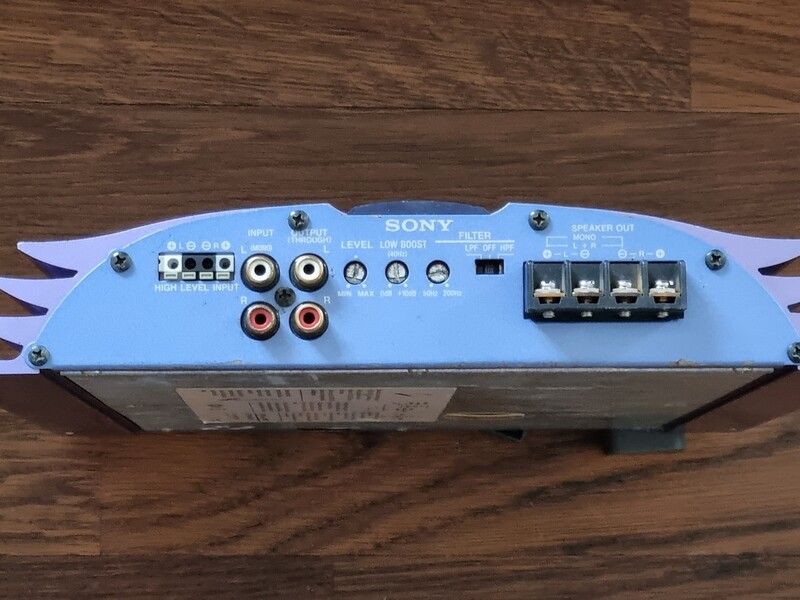 Photo 29 - Sony XM-754SX Audio Amplifier