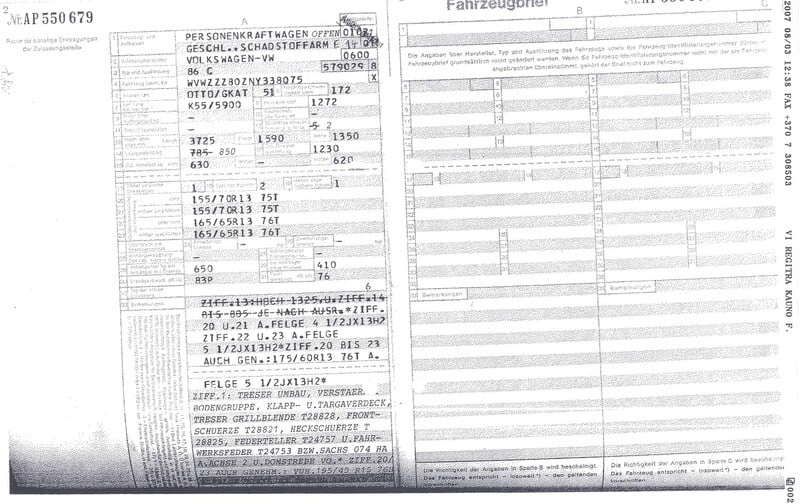 Nuotrauka 17 - Volkswagen Polo 1993 m Kabrioletas