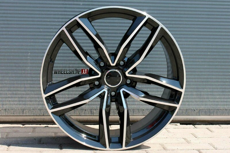 Audi S5 Style Black Polished light alloy R18 rims