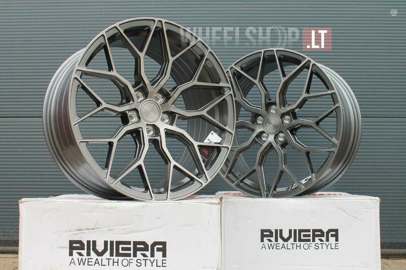 Nuotrauka 12 - RIVIERA RF108 Grigio Flow Formed lengvojo lydinio R20 ratlankiai