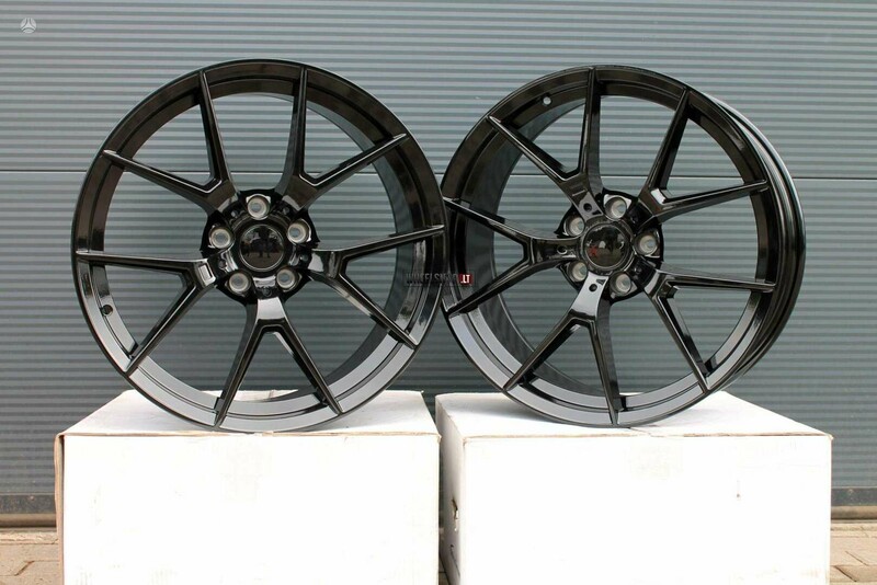 5V Spoke Style Gloss Black ratlankiai