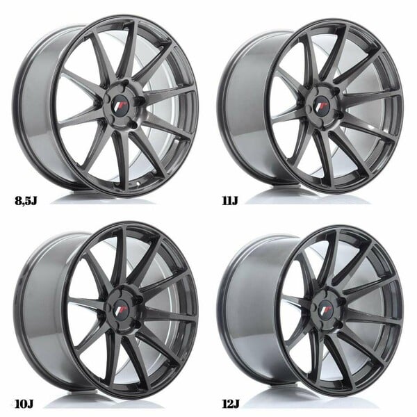 Photo 12 - Japan Racing JR11 Hyper Grey light alloy R20 rims